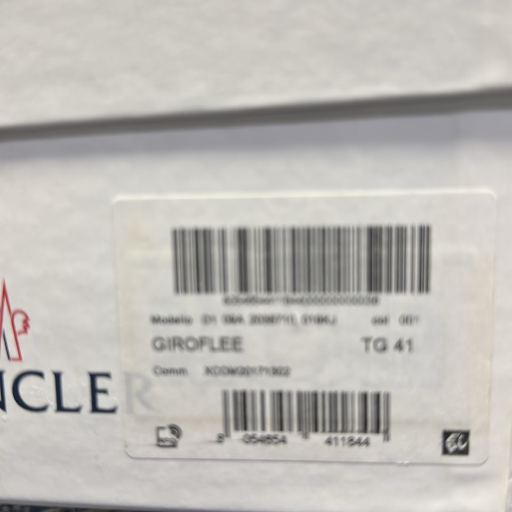 White Sneakers with Red and Blue Stripes - Picture 3 of 3